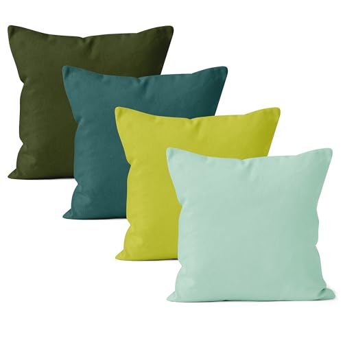 Image of Encasa XO Cushion Covers, No Inserts, Cotton Throw Pillow Cases