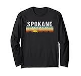 Photo Gallery retro vintage spokane regalo maglia a manica Photo Gallery retro vintage spokane regalo maglia a manica