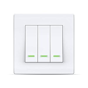 Smart Switch Alexa Smart lichtschakelaar, wifi-smart-wandschakelaar met afstandsbediening en timer, Alexa Echo…
