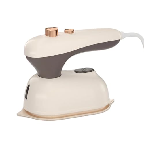 Portable 2-in-1 Mini Iron, Handheld Steam Iron, Suitable for Business and Home Dry and Wet Ironing (D As shown)