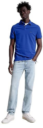 Image of Tommy Hilfiger Men's Short Sleeve Cotton Pique Polo Shirt in Regular Fit 2024 Collection