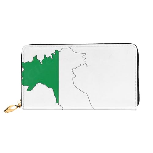 Portefeuille en cuir Italie compagnon de voyage zippé pour tous
