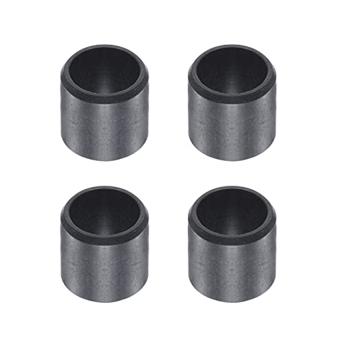 sourcing map Sleeve Bearings 8mm Bore 10mm OD 8mm Length POM Wrapped Oilless Bushings Black 4pcs