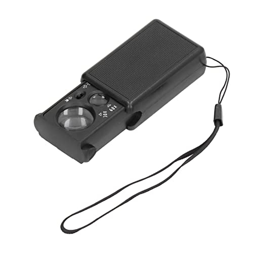 Cryfokt Lupa Deslizante para Joyeros con Lámpara Detectora de Dinero con Luz LED, Compacta y Portátil para Identificación de Piedras Preciosas