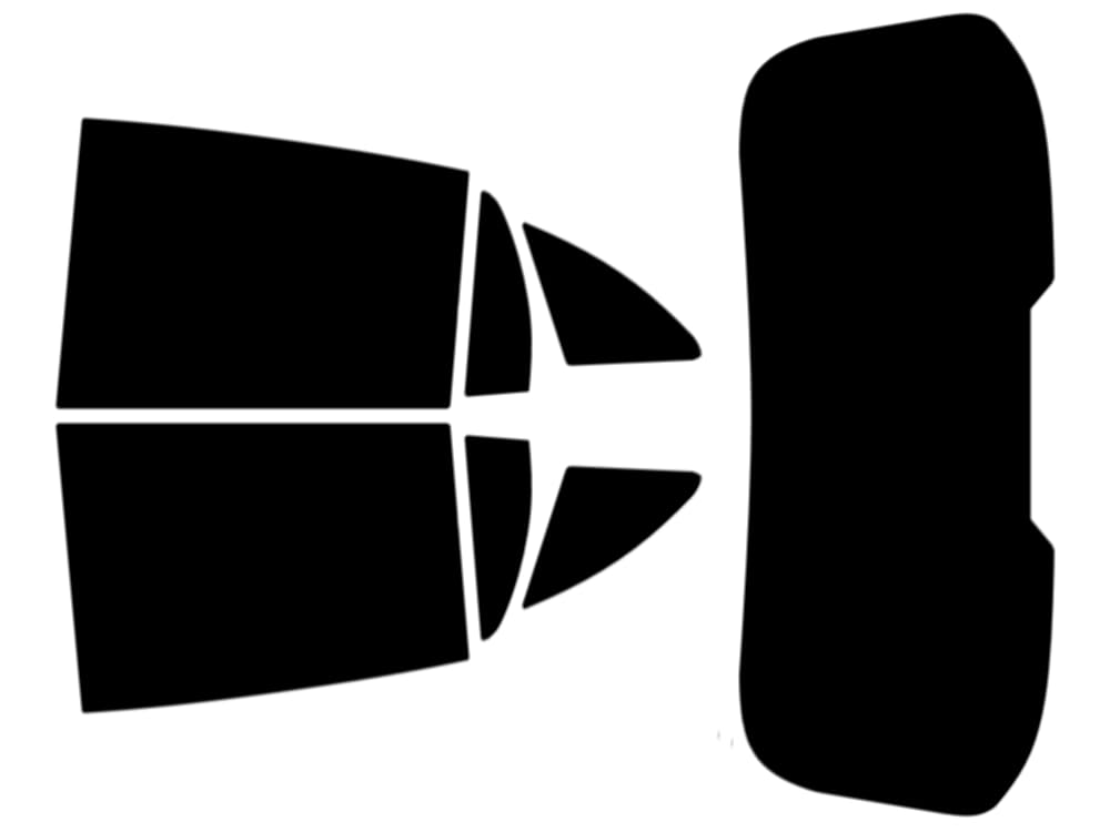 Film Solaire Vitres Teintées Pour-Mercedes GLA Class 5-Portes 2019-... - Vitres Avant (20% Noir Fumé Foncé