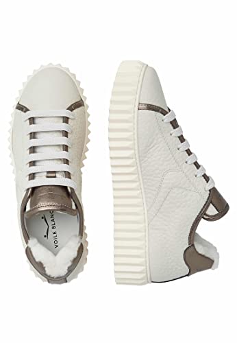 VOILE BLANCHE Adele-Sneakers in Vitello, Bianco 39...