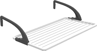 Vileda Ghibli | Stendibiancheria in resina da balcone | Bracci super resistenti | Bracci regolabili| Facile da aprire e chiudere