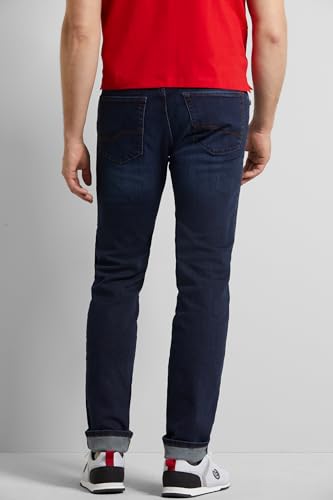 bugatti Herren Jeans Flexcity Stretch Hose hohe Bewegungsfreiheit Jeanshose formstabil – Ansicht 2