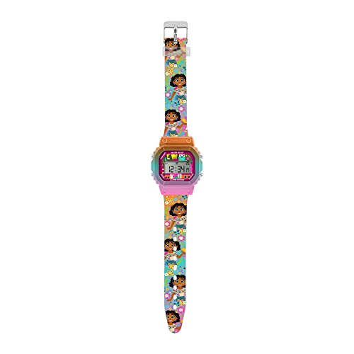 Encanto Multicoloured Strap with Metallic Gradient case Digital Watch ENC4028ARG