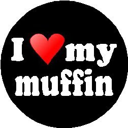 Amazon.com: I Love My Muffin MAGNET (heart) - Love Name: Other