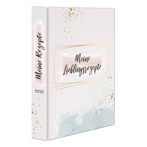 PRICARO Rezeptordner 'Golden Dots', A4, 1 Stück