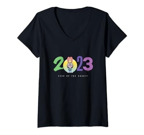 T-Shirt Zootopia Judy Hopps Disney Col V Vêtement Année du Lapin