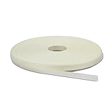 Topenca Supplies 1/4 Inches x 50 Yards Double Face Solid Grosgrain Ribbon Roll, Light Yellow
