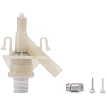 Genuine Dometic OEM Water Valve Kit 385311641 | For 300 and 400 Series Dometic and Sealand Toilets | Includes Hose Clamp and Fasteners | White Compact Kit for Efficient Repair and Replacement
