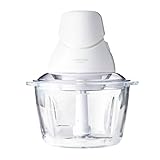 テスコム フードプロセッサー ガラス < 氷を砕く まぜる きざむ おろす (粗目・細か目) 泡立て ＞ 収納コンパクト ホワイト TFP20A-W