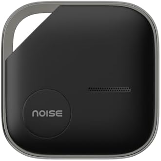Noise Tag 1: Global Item Tracker Compatible with Android Google Find My Device & Apple Find My Network, 90dB Ring Volume, 30M Outdoor Range,1 Year Battery,Tracking for Keys, Wallets & More (Charcoal)