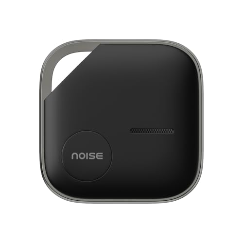 Noise Tag 1: Global Item Tracker Compatible with Android Google Find My Device & Apple Find My Network, 90dB Ring Volume, 30M Outdoor Range,1 Year Battery,Tracking for Keys, Wallets & More (Charcoal)