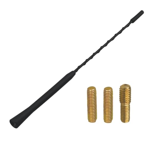 Antenna Auto Autoradio Antenna Tetto 23cm Sostituzione Universale, Auto con Funzione di Ricezione AM/FM/DAB Potente, Con Filettatura M4 M5 M6