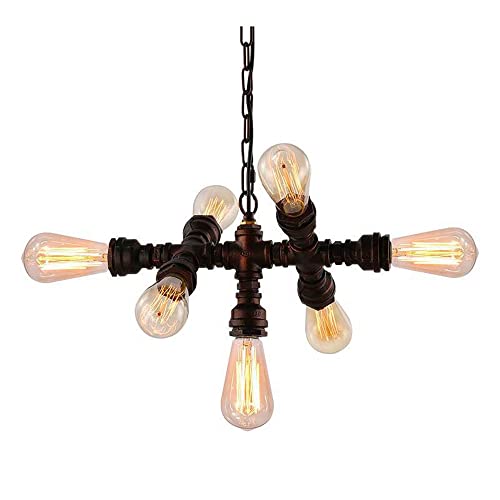 Lustre suspension lumière fer métal pour sublimer un salon sombre et vide