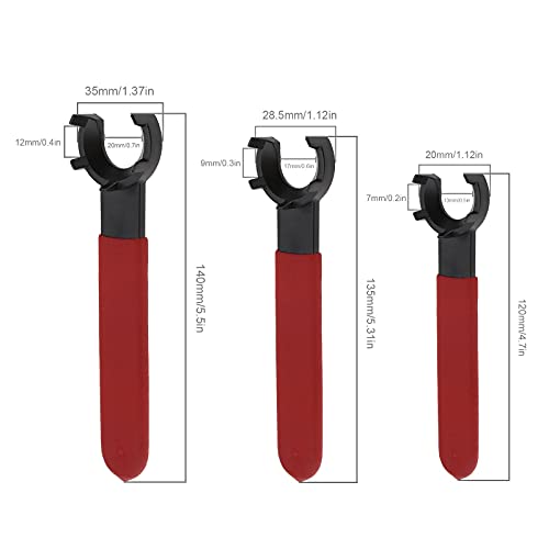 eMagTech 3 Teilige M Typ ER16 ER20 ER25 Spannschlüssel Spannzangenhalter Schraubenschlüssel Drehmaschinen Werkzeuge CNC-Fräser
