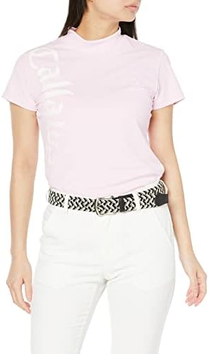 Callaway Women's Short Sleeve Mock Neck Shirt (Closed Mesh) / Golf