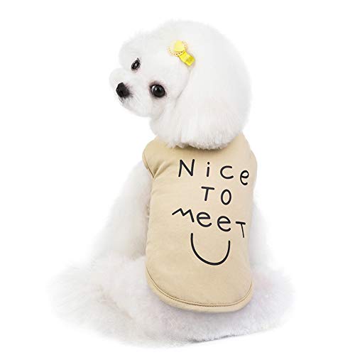 Reversible Pet Jacket Vest Dog Vest Coat Winter Warm Cozy Fleece Puppy Coats Cold Weather Dog Clothes Pet Apparel for Small Medium Large Dogs,Khaki,S