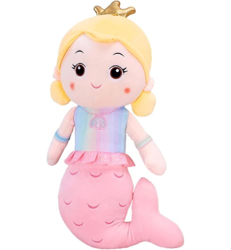 Image of Storescent Mermaid Soft Toys for Kids - Stuffed Animal Plush Toy for Boys & Girls | Mermaid Doll Plushie Toy - Doll 35 Cm Random Color