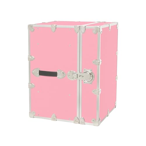 Rhino Trunk & Case Bedside Cube – 18"x18"x24" Vertical Storage Trunk with Adjustable Shelf – Bedroom Nightstand, College Dorm Storage, End and Side Table, Office Cabinet – Strong Furniture – USA-Made