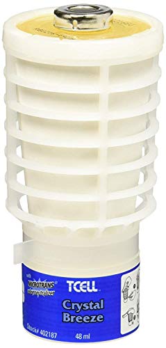 Rubbermaid Commercial TCell Odor Control System Refill, Crystal Breeze, FG402187