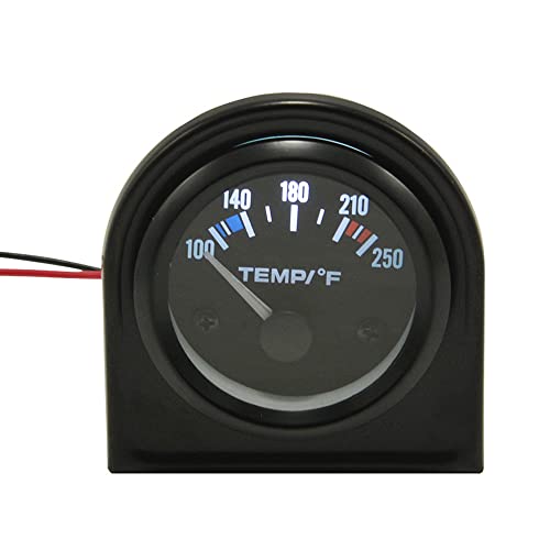 Esupport Universal Car 2" 52Mm Pointer Water Temp Temperautre Gauge Meter Fahrenheit White Led Light Indicator Display Electrical #TOP1