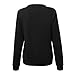 TUDUZ Sudaderas Sin Capucha Mujer Manga Larga Tops Estampado De Gato Camisas...