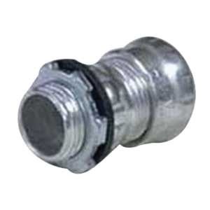 Topaz Electric 657SRT Zinc Plated Steel Raintight Non-Insulated Connector 2-1/2 Inch