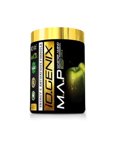 M.A.P - iO.GENIX | 415g | Aminoácidos | Kyowa® | Astragin® | 0% Azucares | Asimilación Perfecta (Green Apple)