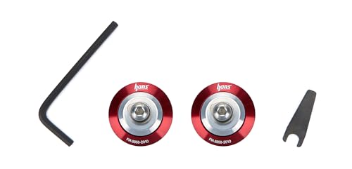 Kit de Anclaje Hans Post Soporte Cabeza y Cuello Rojo miniatura 1