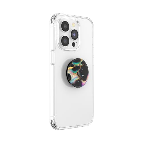 Support PopSockets extensible Electric Oil Slick avec béquille de table intégrée