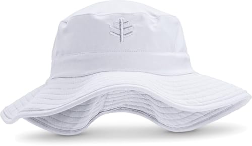 Kids' Bucket Hat - UPF 50+ Sun Protection - Surfs Up in Misty Aqua (Large/X-Large)