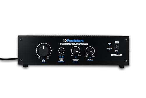 Image of 4D Furnishers Double Passive to Active Home Theater SubWoofer Amplifier | 600 Watts | HSWA-302 (New Version 20.06.2024)