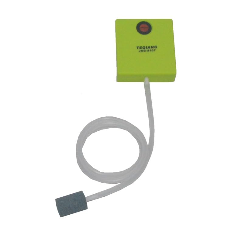 Aquarium Air Pump Mini Oxygen Pump Aerator Portable Battery Operated Fish Tank with Air Stone for Fishing Transporting Fish