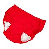 Ciieeo Saugfähige Inkontinenzhose für Ältere Erwachsene Elastische Baumwoll Windelhose mit Atmungsaktivem Schutz für Outdoor und Alltag