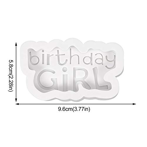 image for Yellsong Silicone Mold for Chocolate - Happy Birthday Mousse Cake Mold