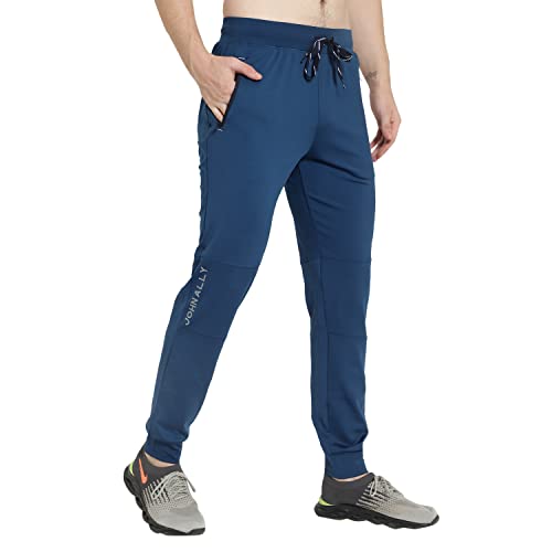 Image of John Ally Jogger Trackpant for Men with Two Zipper Pockets and Premium Fabric. Sweat Wicking, Stretchable for Gym, Yoga, Training, Sports, Running and Casual wear.