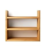 Porta tempero organizador de bancada, prateleira de cozinha madeira pinus organizador de temperos