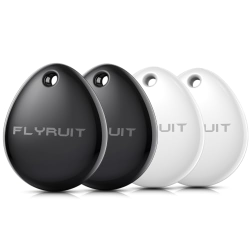 Image of Air Tracker Tags-4 Pack for Apple Find My (iOS Only), Official MFi Certified, Smart Bluetooth Key Finder, Tracking Device for iPhone, Mini Finder Locator for Luggage, Backpack, Wallet, Bags, eBike