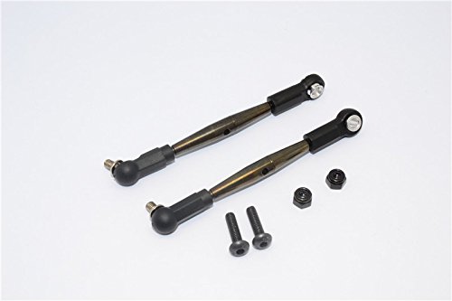 For Team Losi Mini 8ight-T Truggy Upgrade Parts Spring Steel Front Upper Tie Rod With Plastic Ends - 1Pr Set