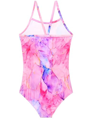 Girls Swimsuits One Piece Sleeveless Bathing Suit Breathable Swimwear for Kids Child Beach with Sun Protection2