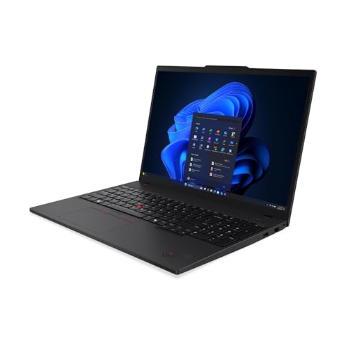 Image of Lenovo ThinkPad T16 Gen 4 Business Laptop, 2025, 16 inch 1920x1200 Touch, Intel-12 Core Ultra 7 265U, 64GB DDR5, 4TB SSD, Win10 Pro, Backlit KB, Wi-Fi 7, BT 5.4, Thunderbolt 4, 5.0MP + IR Camera, Black