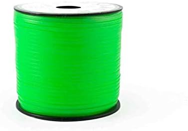 Glow in The Dark Green Plastic Craft Lace Lanyard Gimp String Bulk 100 Yard Roll