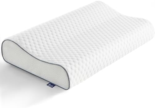 Ylekto Nackenkissen Mit Memory Foam - Orthopädisch & Kühlend Für Erholsamen Schlaf
