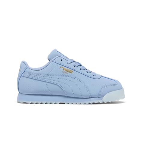 Image of Puma Unisex-Child, Roma Reversed Mist, Zen Blue-ICY Blue, Little Kid 2.5