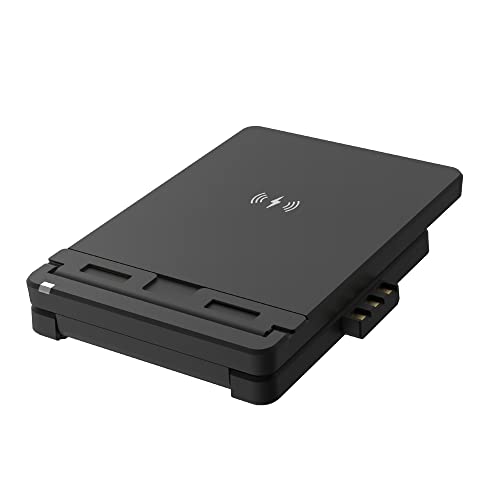 Yealink DECT Headset Zubehör WHC60 Kabelloses Ladegerät Qi Wireless Charger für WH66/67, Schwarz